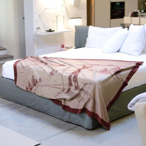 Покрывало из кашемира - T27/PRIN150/003 - ARTIGIANI DEL CASHMERE - Сделано в Италии