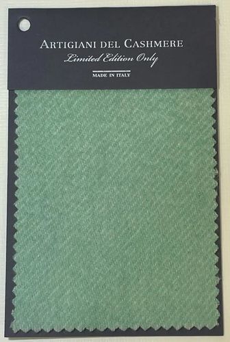 Ткань для внутренней отделки - ACQUA GREEN - ARTIGIANI DEL CASHMERE - Для одеяла / Для пледа / однотонная