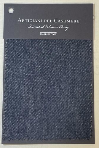 Ткань для внутренней отделки - BLU BELUGA - ARTIGIANI DEL CASHMERE - Для одеяла / Для пледа / однотонная