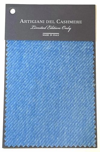 Ткань Для пледа - ELECTRIC BLU - ARTIGIANI DEL CASHMERE - Для одеяла / персонализированная / из кашемира