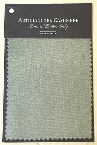 Ткань для внутренней отделки - VERDE ACQUA - ARTIGIANI DEL CASHMERE - Для одеяла / Для пледа / однотонная
