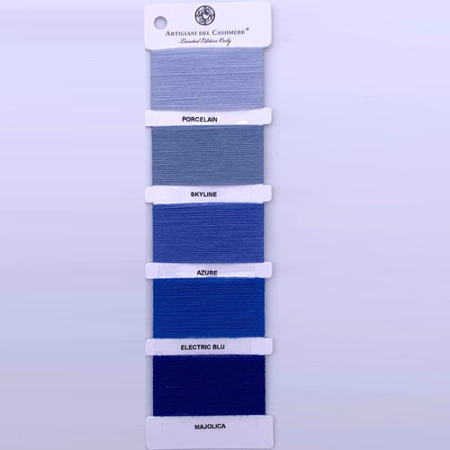 Ткань Для пледа - BLUE YARNS/2 - ARTIGIANI DEL CASHMERE - Для одеяла / для внутренней отделки / однотонная