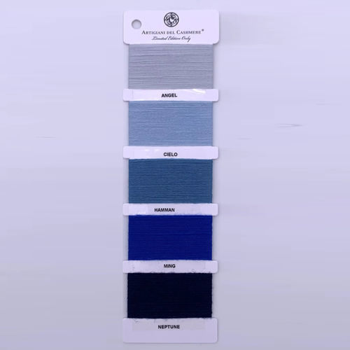 Ткань Для пледа - BLUE YARNS - ARTIGIANI DEL CASHMERE - Для одеяла / для внутренней отделки / однотонная