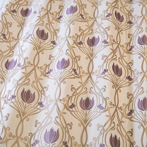 Обивочная ткань - AMETHYST SERPENTINE - Loome Fabrics - для штор / в цветочек / из полиэстера