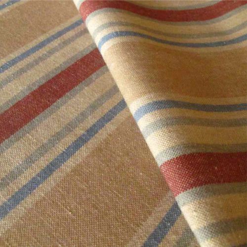 Ткань для штор - HARBOUR CLIPPER - Loome Fabrics - в полоску / из хлопка / из льна