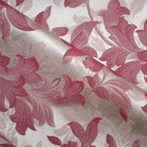 Ткань для штор - PORCHESTER BORDEAUX - Loome Fabrics - в цветочек / из хлопка / из полиэстера