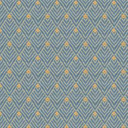 Обивочная ткань - BACKHAUSEN ART DECO: NAVONA BLUE - Loome Fabrics - с рисунком / из Trevira CS® / негорящая