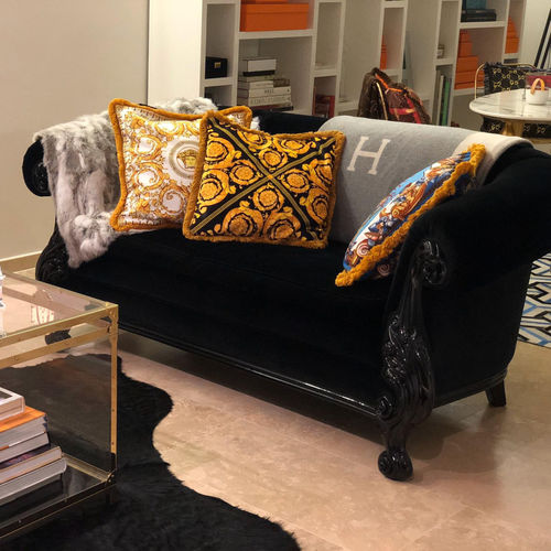 Компактный диван - QUEEN 2-SEATER - ORSITALIA - новое барокко / для гостиной / для яхты