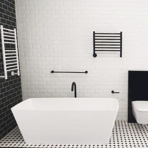 Квадратная ванна - ALEXA  - Livingstone Baths - островная / из композита / из камня