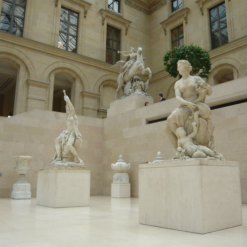 Облицовка фасада из известняка - LOUVRE MUSEUMS PEDESTALS - Luget - естественная отделка / бежевая