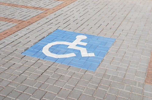 Напольная плитка из камня - HANDICAPPED PARKING KIT - ACKER STONE - для наружного применения / для парковки / гладкая