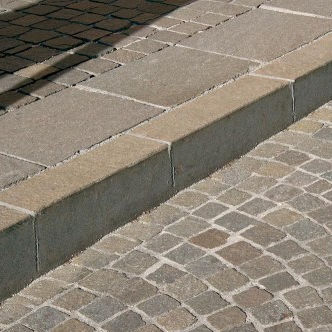 Обрамление для тротуара - KERBSTONES - EURO PORFIDI - из порфира / прямоугольное