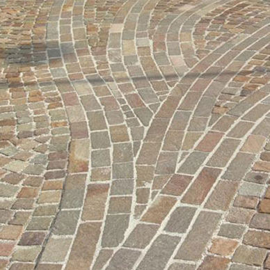 Напольная плитка из порфира - SETTS - BINDERI - PORFIDI ITALIA 2000 - для наружного применения / матовая / имитация дерева
