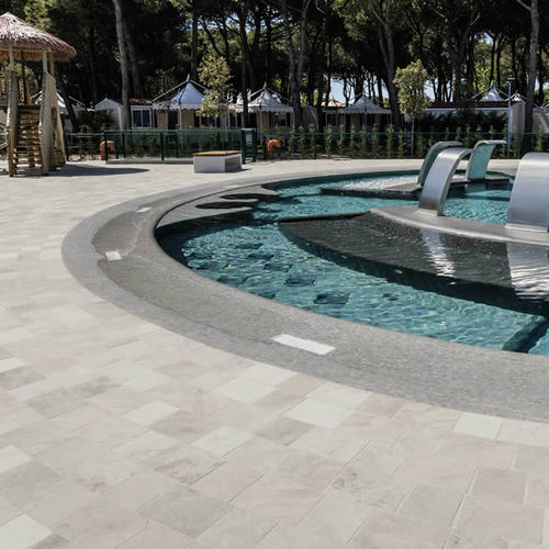 Мостовая из керамогранита - KRONOS CERAMICHE - для наружного применения / для пространства у бассейна / матовая