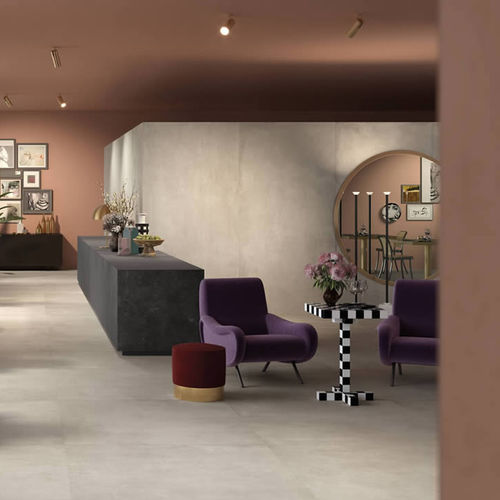Плита из камня из керамогранита - CENERE - KRONOS CERAMICHE - для напольной поверхности / для фасада / для ванной комнаты