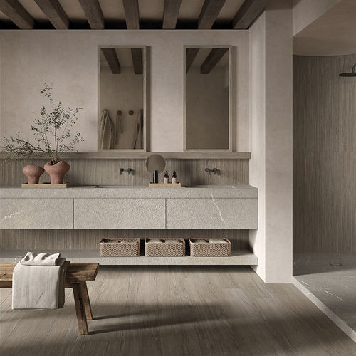 Плитка дерево - MUSK - KRONOS CERAMICHE - естественная отделка / для интерьера / для ванной комнаты
