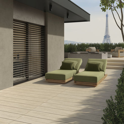Плитка дерево - PURE - KRONOS CERAMICHE - естественная отделка / для наружного применения / для террасы