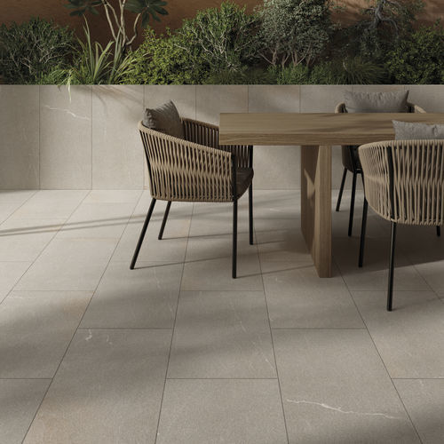 Плитка из керамики - FLAMED - KRONOS CERAMICHE - из камня piasentina / очищенная / старинная