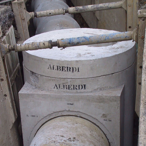 Крышка люка из железобетона - Prefabricados Alberdi - круглая / сборная