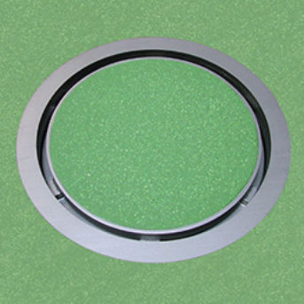 Крышка люка из нержавеющей стали - TD68 RESIN FILLED GULLY COVER - johnlord specialist flooring - круглая / со встроенной крышкой