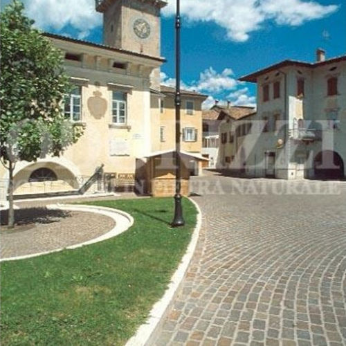 Напольная плитка из порфира - DELGORSA® : BLOCKS - ODORIZZI soluzioni in pietra - для наружного применения / противоскользящая / антифриз