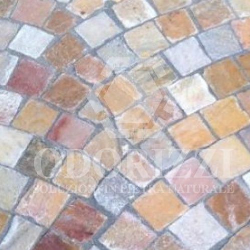 Напольная плитка из кварцита - GEA'S : CUBES - ODORIZZI soluzioni in pietra - для пешеходных переходов / для общественных мест