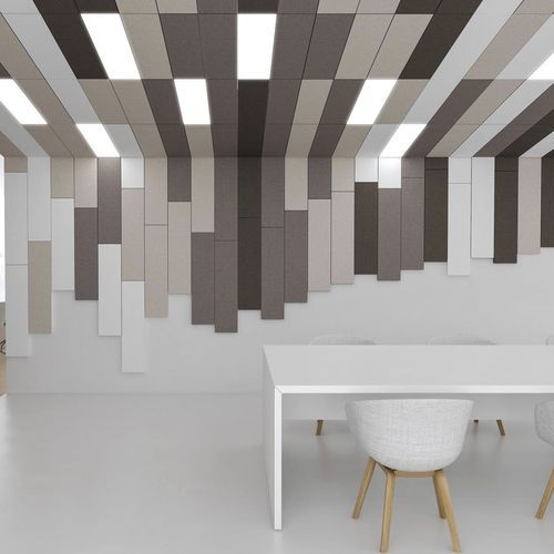 Акустическая панель для стены - PARQUET™ - anima&corpo - для потолков / из ткани / из полиэфирного волокна