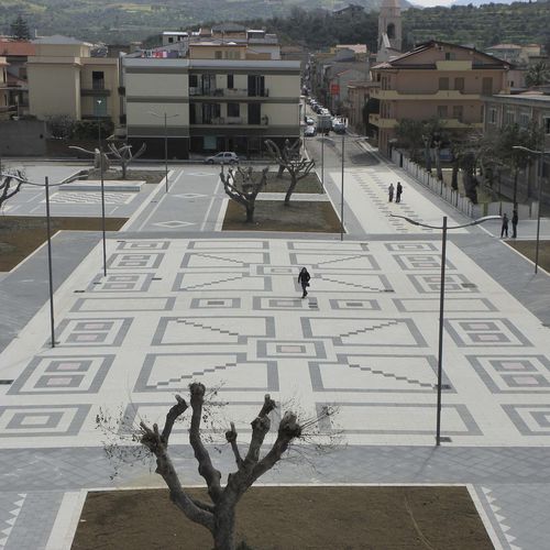 Уличная плитка из бетона - NON-SLIP B : ETNA B. / B.S B. - FIMAS PAVIMENTI IN MONOSTRATO VULCANICO DELL'ETNA - из камня / для наружного применения / текстурированная