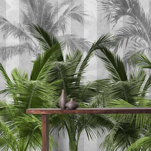 Современный обои - PALMS SPRING - Wallpepper - из целлюлозного волокна / из натурального волокна / природный мотив