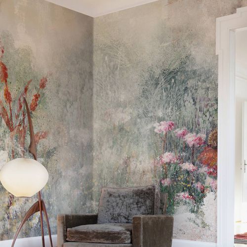 Современный обои - FRESCO - Wallpepper - из целлюлозного волокна / из натурального волокна / в цветочек