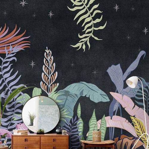 Современный обои - TROPICAL REVERIE  - Wallpepper - из целлюлозного волокна / из натурального волокна / природный мотив