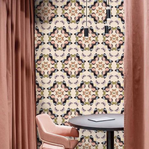 Современный обои - BUTTERTILES  - Wallpepper - из целлюлозного волокна / из натурального волокна / с рисунком