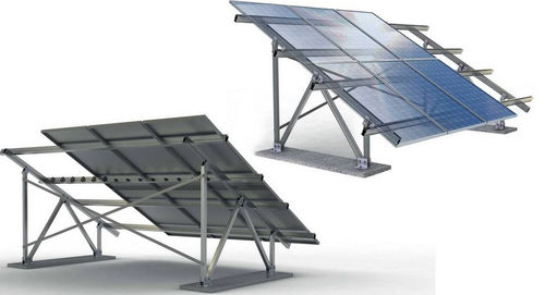 Сборочная система для поля - SUN 300 - Europa Profil Aluminium SA - на солнечной батарее / для фотоэлектрической панели