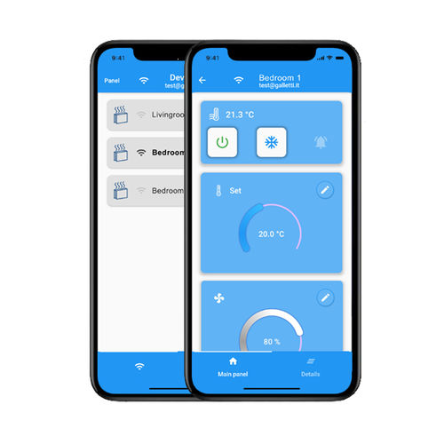 Мобильное приложение для дистанционного управления - GALLETTI APP - Galletti - для системы домашней автоматизации / для системы обогрева / для смартфона