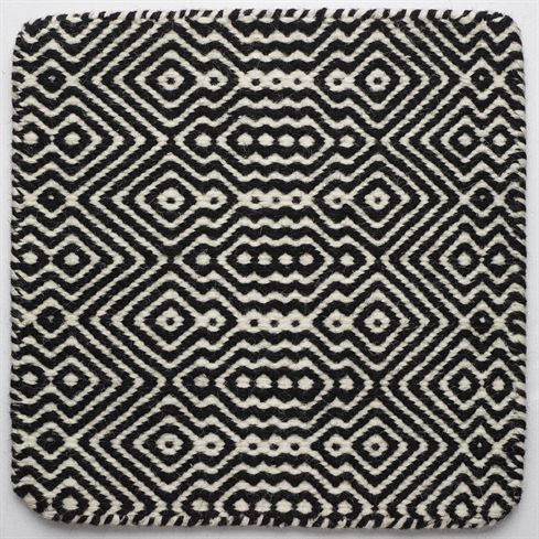 Современный ковер - INDIANA FLATWEAVE - Nash Andrea - c геометрическим рисунком / из шерсти / тканый вручную