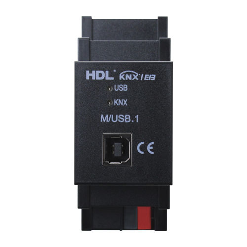 Блок интерфейса с бинарными входами - M/USB.1 - HDL Automation Co., Ltd - на DIN-рейке / для протокола KNX / USB
