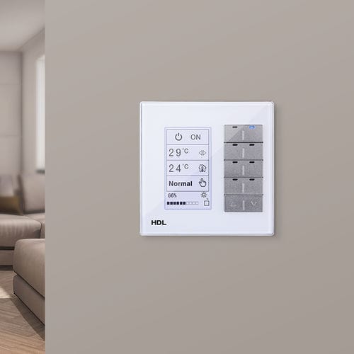 Клавиатура устройства управления для светильника - DLP US - HDL Automation Co., Ltd - для системы обогрева / для вентиляционной системы / для мультимедийного оборудования