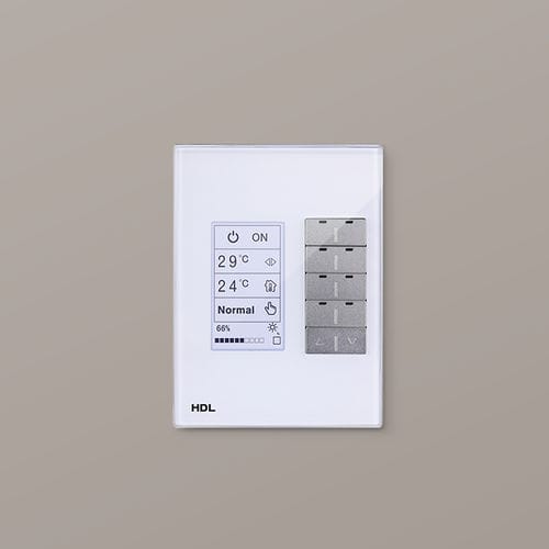 Клавиатура устройства управления для системы обогрева - DLP US - HDL Automation Co., Ltd - для вентиляционной системы / для светильника / для мультимедийного оборудования