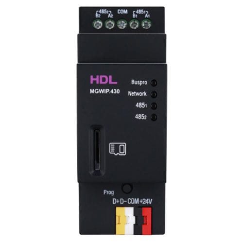 Шлюзовый блок интерфейса - MGWIP.430 - HDL Automation Co., Ltd - на DIN-рейке / для систем домашней автоматизации / ЛВС