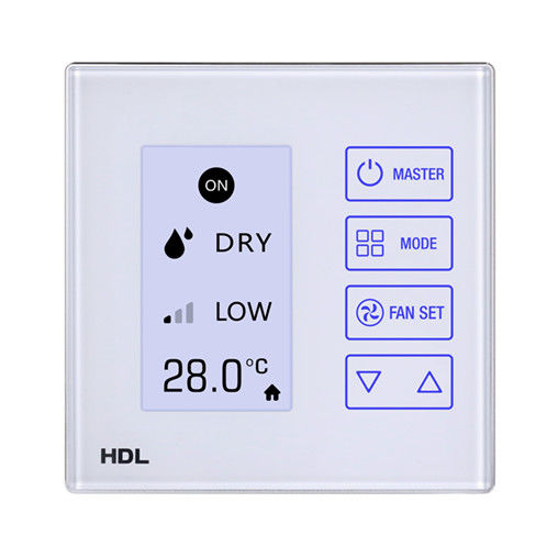 Электронный термостат - LCD Touch - HDL Automation Co., Ltd - программируемый / для кондиционера / настенный