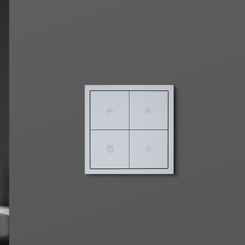 Клавиатура устройства управления для систем домашней автоматизации - Tile Series 4 Buttons - HDL Automation Co., Ltd - для системы обогрева / для светильника / для кондиционера