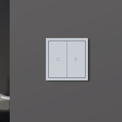Клавиатура устройства управления для систем домашней автоматизации - Tile Series 2 Buttons - HDL Automation Co., Ltd - для светильника / для кондиционера / настенная
