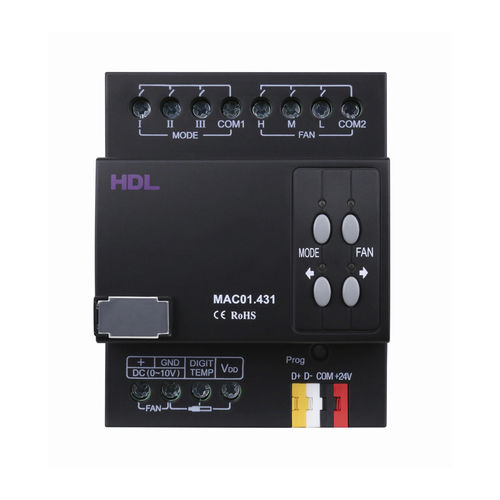 Блок управления для кондиционера - HDL-MAC01.431 - HDL Automation Co., Ltd - на DIN-рейке / для интерьера / для бытового использования