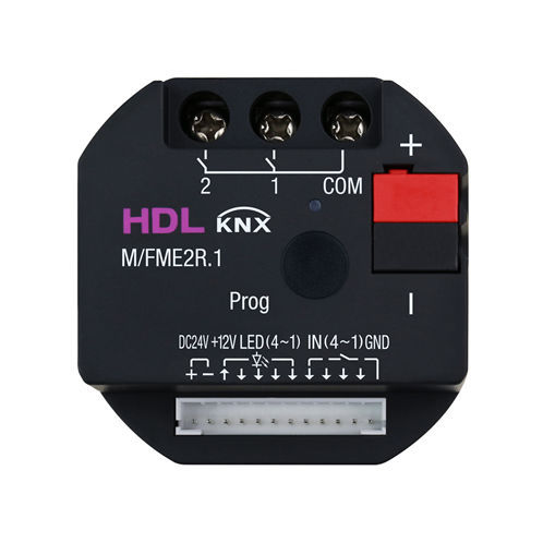 Коммутационный привод для систем домашней автоматизации - M/FME2R.1 - HDL Automation Co., Ltd - для протокола KNX / встроенная / для бытового использования