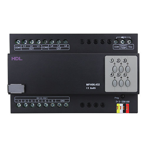Регулятор отопления на DIN-рейке - HDL-MFH06.432 - HDL Automation Co., Ltd - для теплого пола