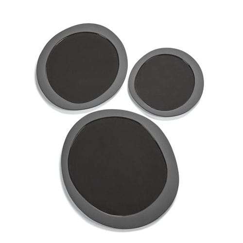 Плоский тарелка - v902000 series - valerie_objects - овальный / керамика / однотонный