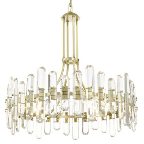 Современная люстра - KA1950 BOLTON - Alan Mizrahi Lighting - из кристалла / из латуни / 6 лампочек
