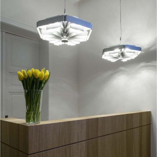 Современная люстра - AM2226 MONTEFIORI - Alan Mizrahi Lighting - из алюминия / 6 лампочек / для профессионального использования