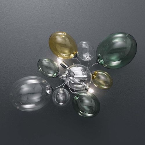 Современный настенный светильник - IQ2119 NUVOLA - Alan Mizrahi Lighting - для интерьера / из металла / из стекла