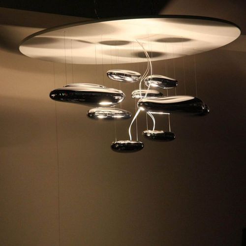 Современная люстра - KA1870 ARTEMIDE MERCURY - Alan Mizrahi Lighting - из нержавеющей стали / из алюминия / из ABS